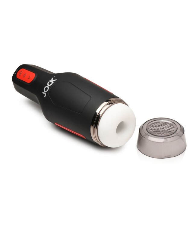 XR Brands JOCK - Zuigende & Vibrerende Masturbator Oplaadbaar