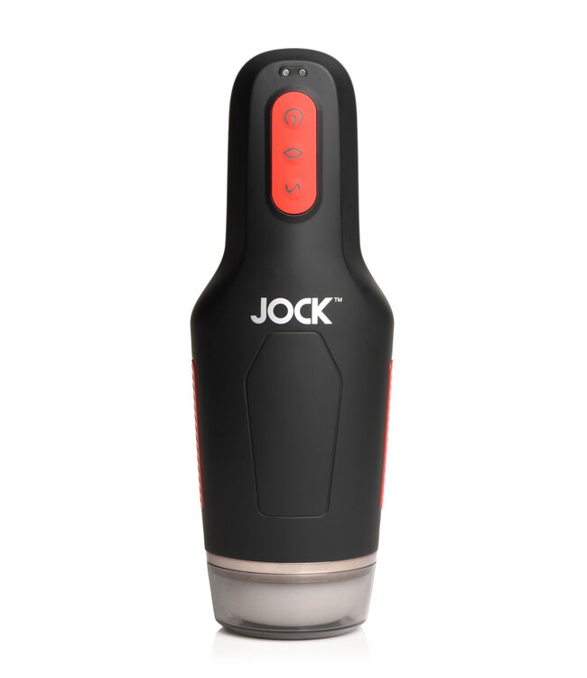 XR Brands JOCK - Zuigende & Vibrerende Masturbator Oplaadbaar