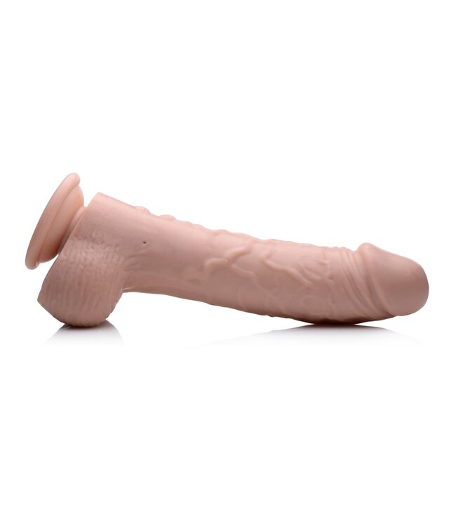 XR Brands Loadz - Vibrerend Spuitend Dildo - 21,5 cm & Lichtkleurig