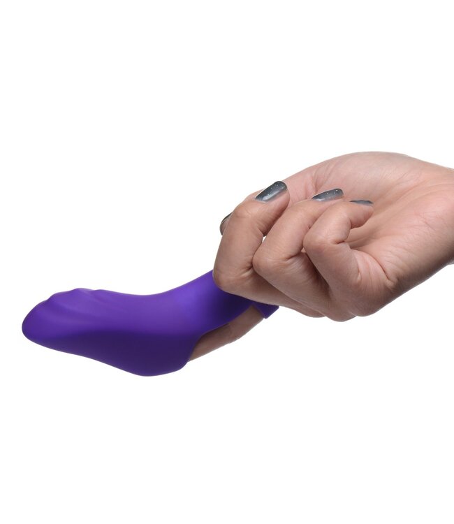 XR Brands FRISKY - Finger Bang Her Pro Vingervibrator - Paars