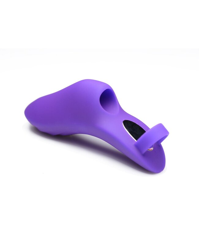 XR Brands FRISKY - Finger Bang Her Pro Vingervibrator - Paars