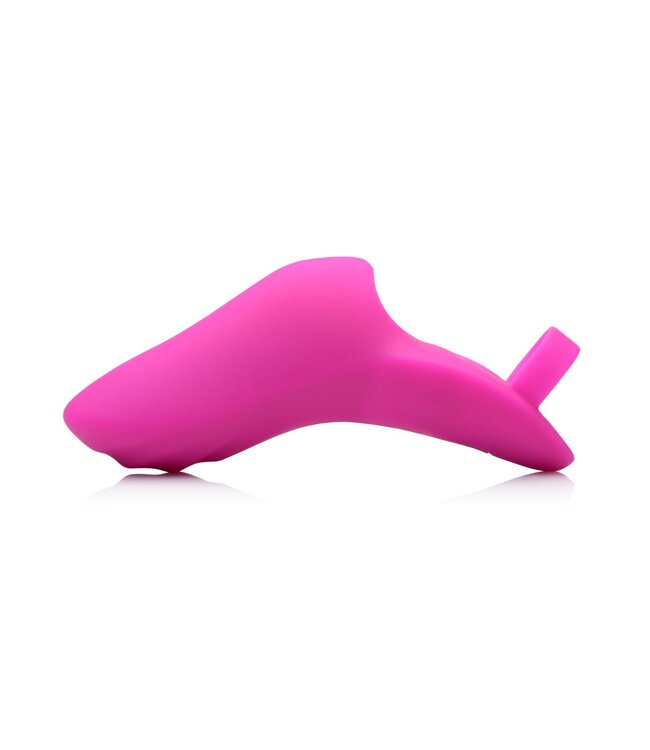XR Brands FRISKY - Finger Bang Her Pro Vingervibrator - Roze
