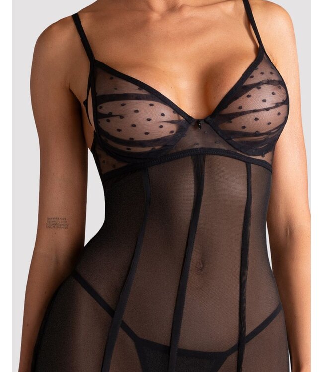 Obsessive Obsessive - Nuites Chemise - Zwart