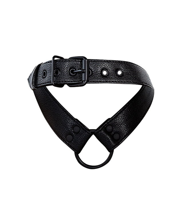 Rimba BL4CK by C4M - C-Ring Halsband - Zwart