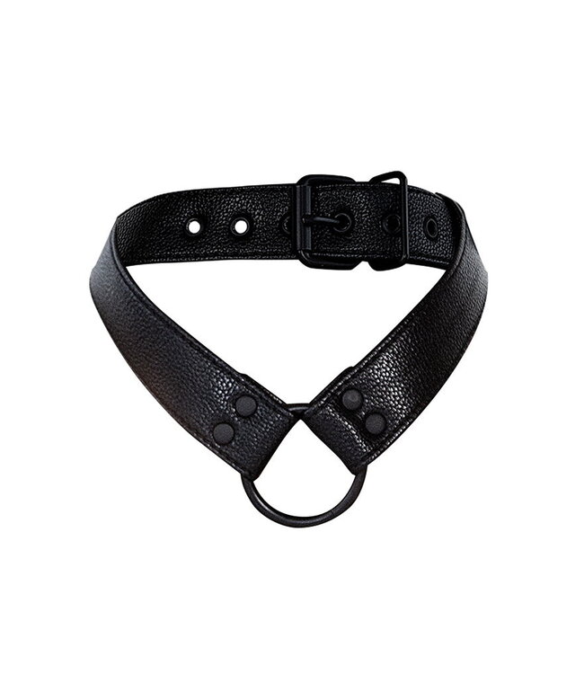 Rimba BL4CK by C4M - C-Ring Halsband - Zwart