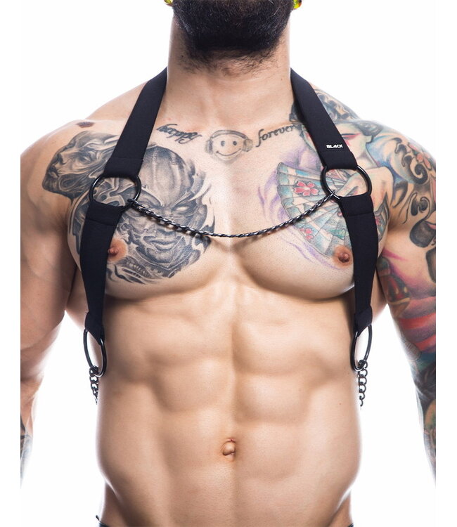 Rimba H4RNESS by C4M - Ketting Harnas - Zwart