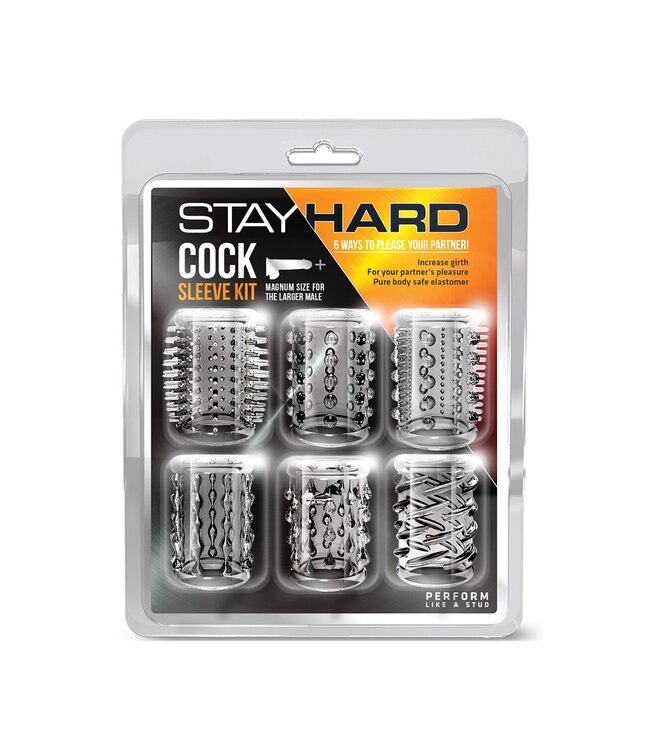Blush Blush - Stay Hard Penis Sleeve Kit Transparant