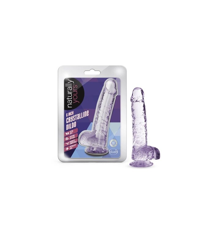 B Yours B Yours - Naturally Yours Crystalline Dildo Amethist