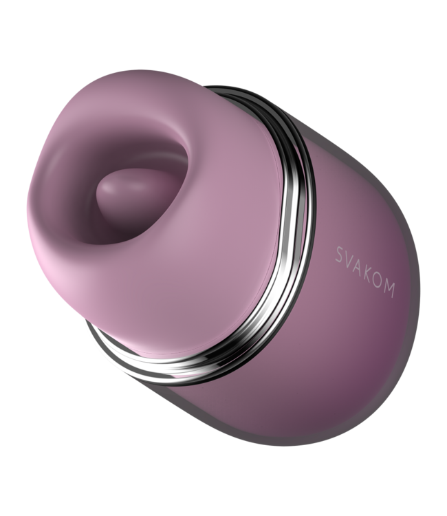 Rimba SVAKOM – Klitty – Dual-Action Licking & Suction Stimulator – Dusty Lavender