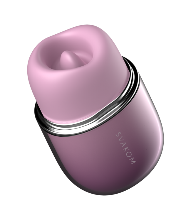 Rimba SVAKOM – Klitty – Dual-Action Licking & Suction Stimulator – Dusty Lavender