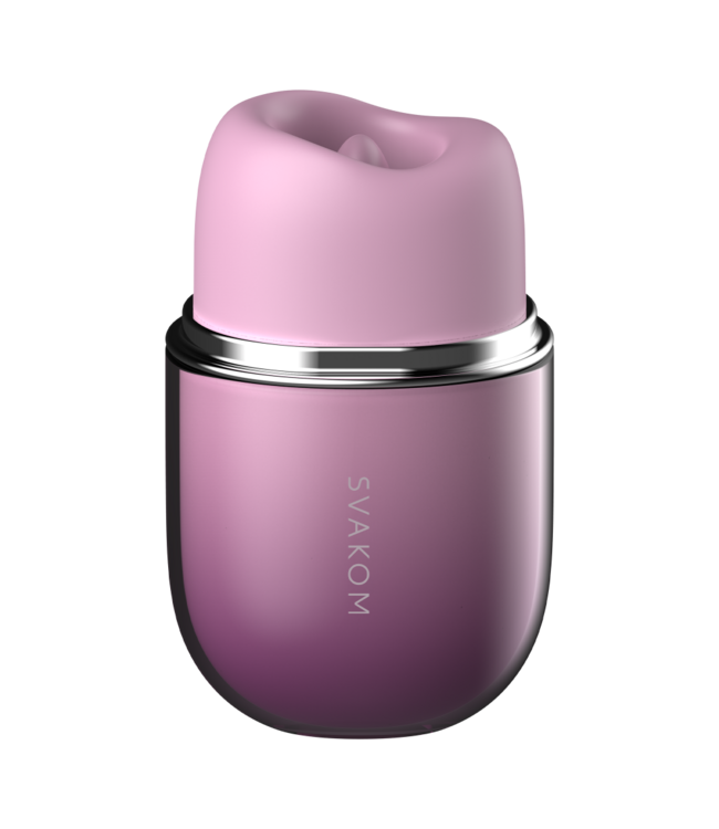 Rimba SVAKOM – Klitty – Dual-Action Licking & Suction Stimulator – Dusty Lavender