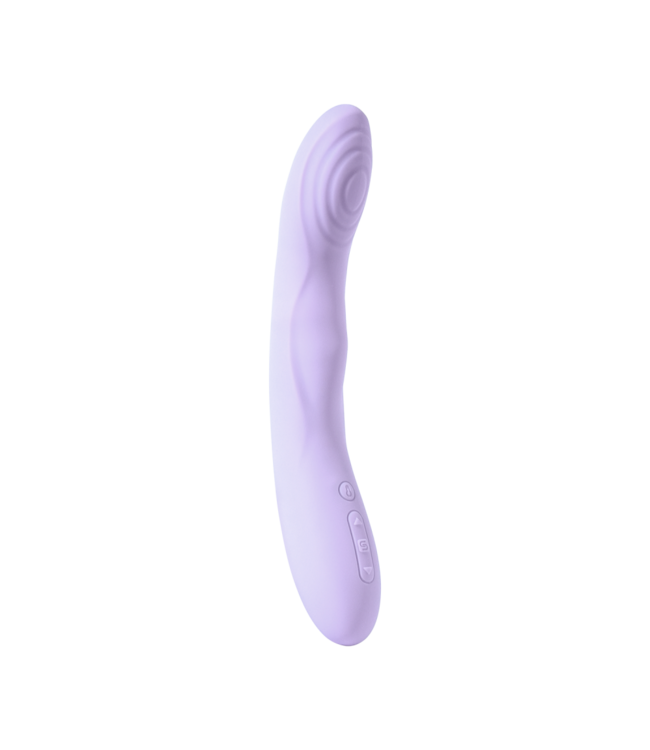 Rimba SVAKOM - Selena - Verwarmende en stotende vibrator met app-bediening - Pastel Lila