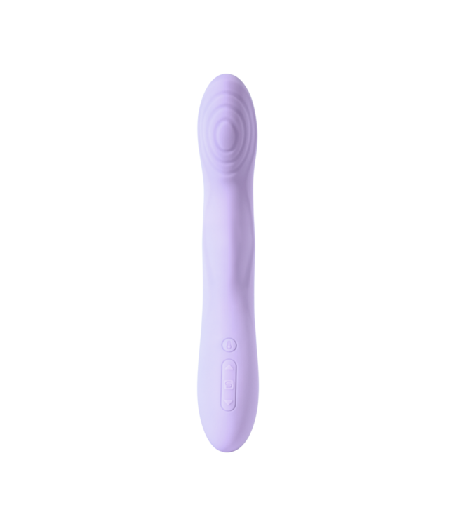 Rimba SVAKOM - Selena - Verwarmende en stotende vibrator met app-bediening - Pastel Lila