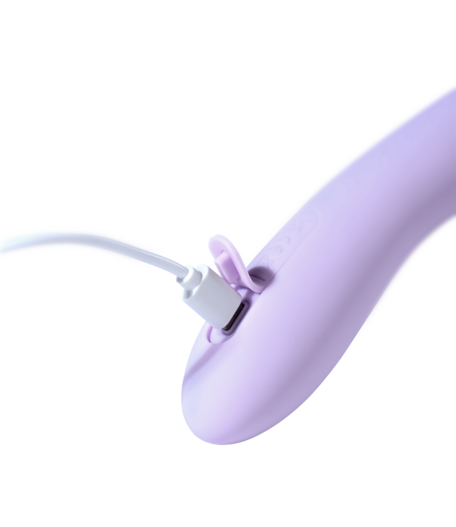 Rimba SVAKOM - Selena - Verwarmende en stotende vibrator met app-bediening - Pastel Lila
