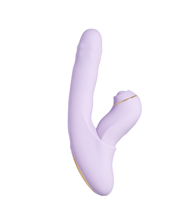 Rimba SVAKOM DuoGlow – Thrusting kralenvibrator met pulserende stimulator – Lila
