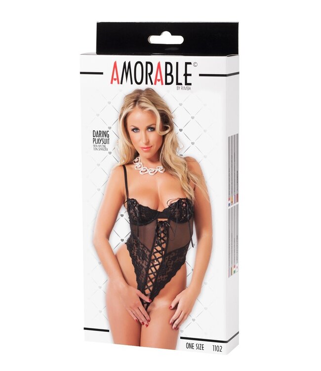 Rimba Amorable by Rimba - Playsuit - One Size - Zwart