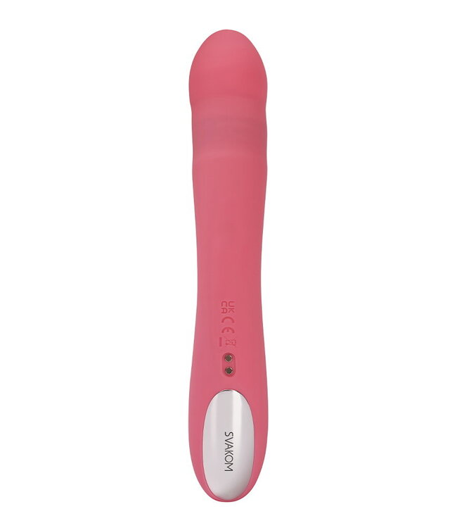 Rimba SVAKOM - Avery - Thrusting Rabbit Vibrator - Strawberry Pink