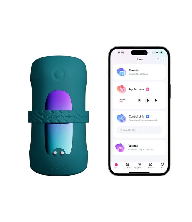 Lovense Lovense - Gush 2 Handsfree Masturbator - Groen