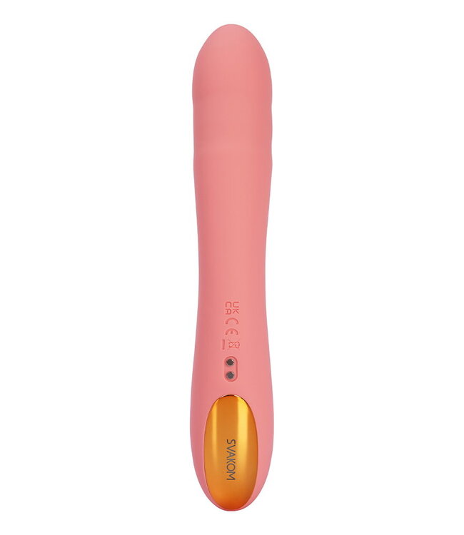 Rimba SVAKOM - Ava Neo - Thrusting Vibrator - Peach Pink