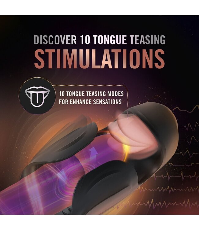 M For Men M for Men - Lickety Split Masturbator - Zwart