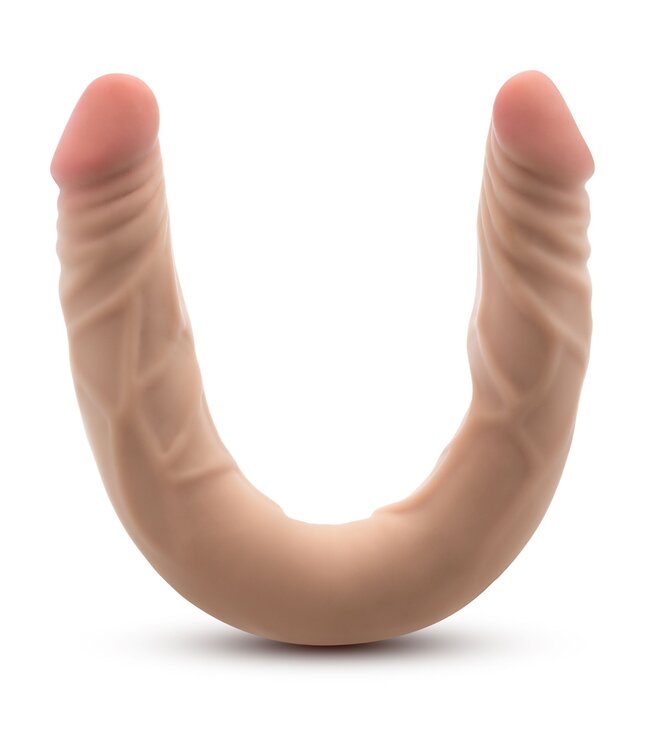 Dr Skin Dr. Skin – Plus 35,5 cm Buigzame Dubbele Dildo – Beige