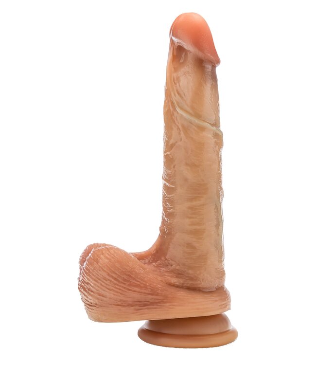 Blush Blush - Renaissance DaVinci Dildo met Schuivende Voorhuid - 20 cm