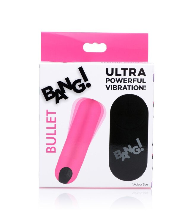 XR Brands Bang! – Bullet Vibrator – Roze