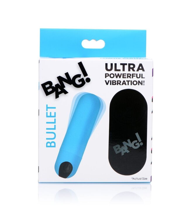 XR Brands Bang! – Bullet Vibrator – Blauw