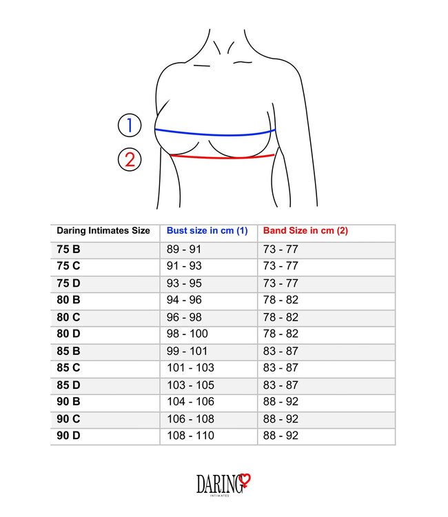 Daring Intimates Mix & Match Lace Cami Corset with string