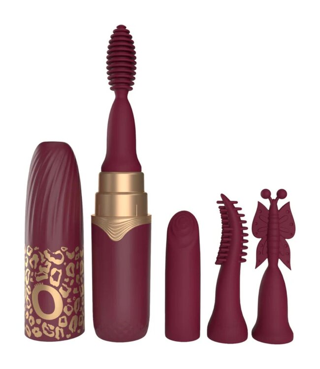 Screaming O Screaming O – My Secret Premium Vibrating Lipstick – Merlot