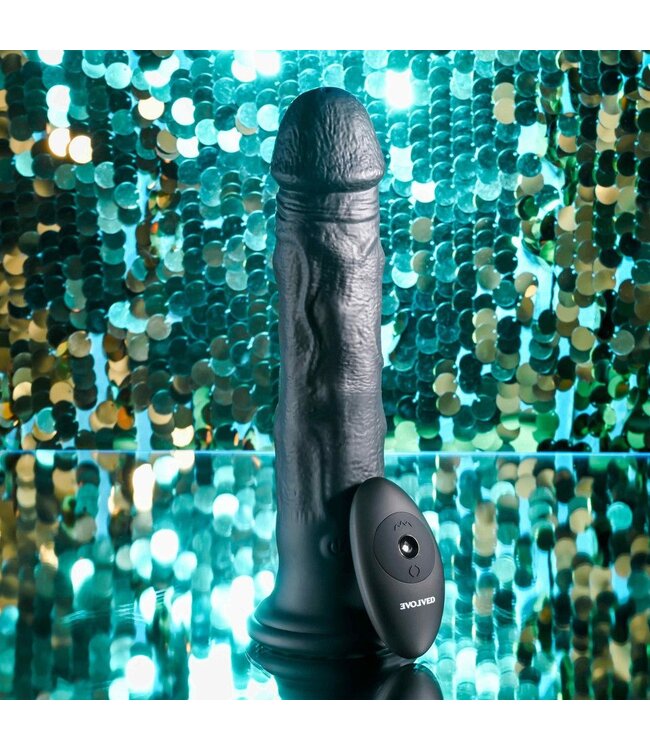 Evolved Evolved - Black Thunder Vibrerende Dildo - 25 cm