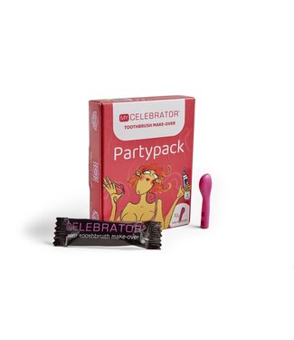 My Celebrator My Celebrator - Tandenborstel Make-Over Tiendelige Partypack - Roze