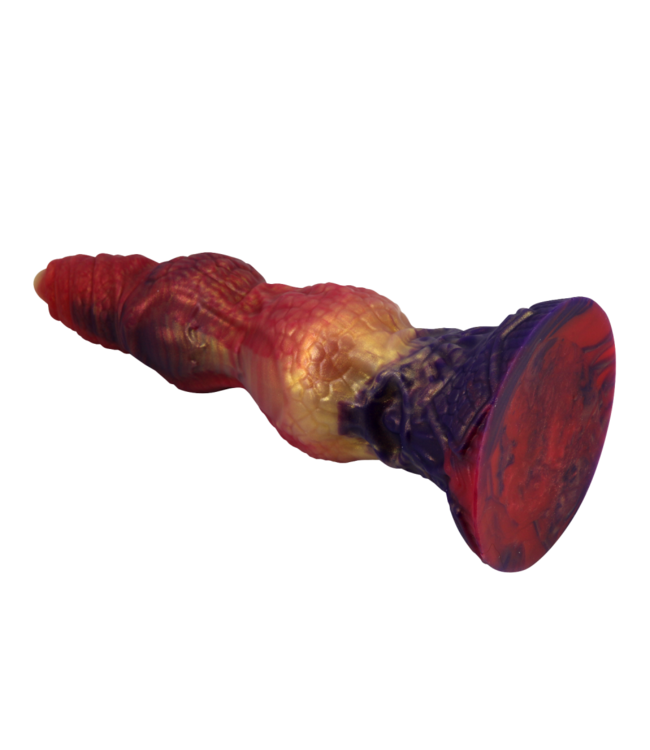 Rimba Power Monsters - Savage BeastLord - Rippled Monster Dildo - 24 cm - Mix Color