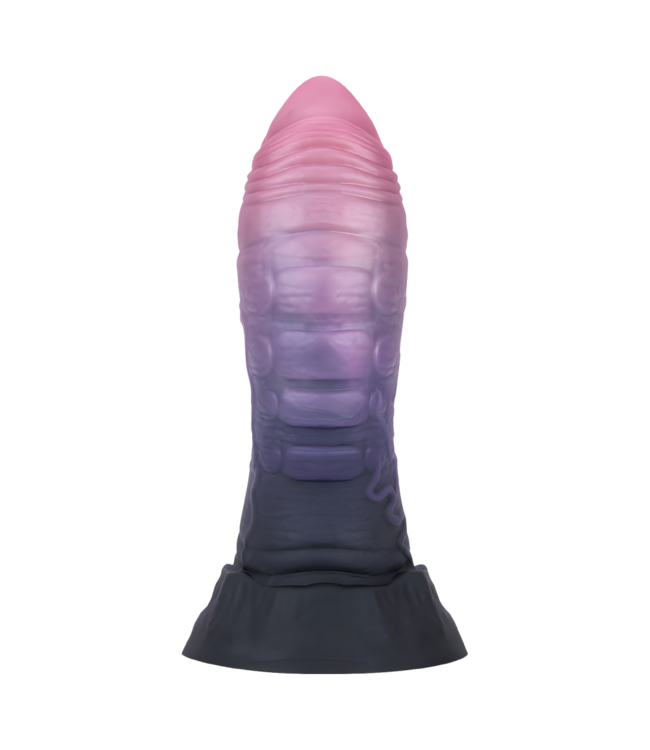 Rimba Power Monsters - Dreadful Fiend - Rippled Monster Dildo - 24 cm - Mix Color