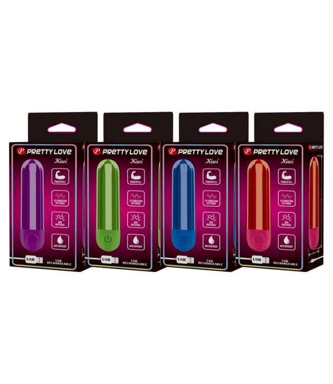 Rimba PL - Mini Bullet Display - 32 stuks - Diverse kleuren