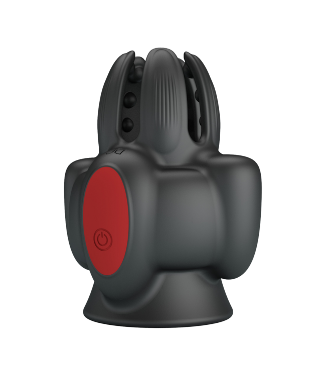 Rimba PL - Wyat - Rabbit Vibrator - Zwart/Rood