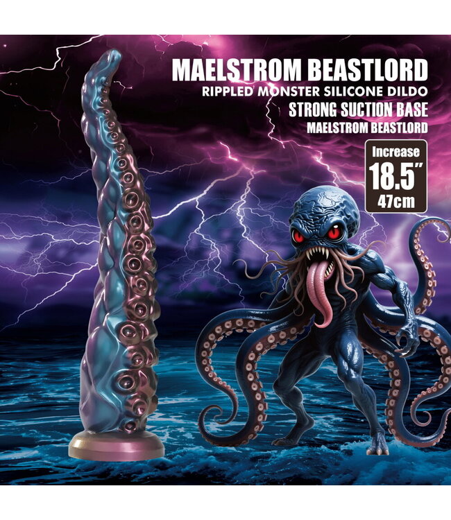 Rimba Power Monsters - Maelstrom Beastlord - Tentakel Dildo - Mix Color