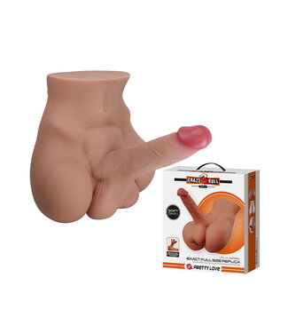 Rimba Crazy Bull - Rhyne - Masturbator met buigzame dildo - Nude