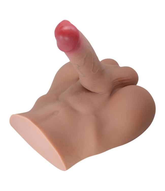 Rimba Crazy Bull - Rhyne - Masturbator met buigzame dildo - Nude