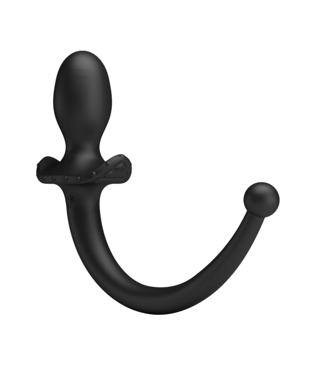 Rimba Mr. Play - Super Power - Buttplug met afstandsbediening - Zwart