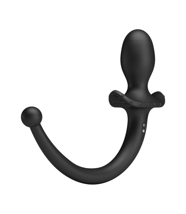 Rimba Mr. Play - Super Power - Buttplug met afstandsbediening - Zwart