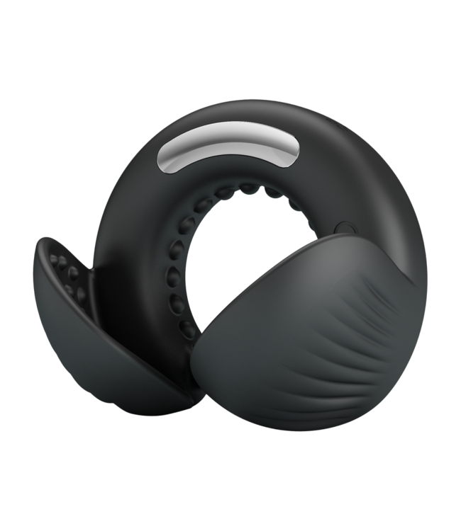 Rimba PL - Quentin - Vibrating Cock Ring with Dual Motor - Black