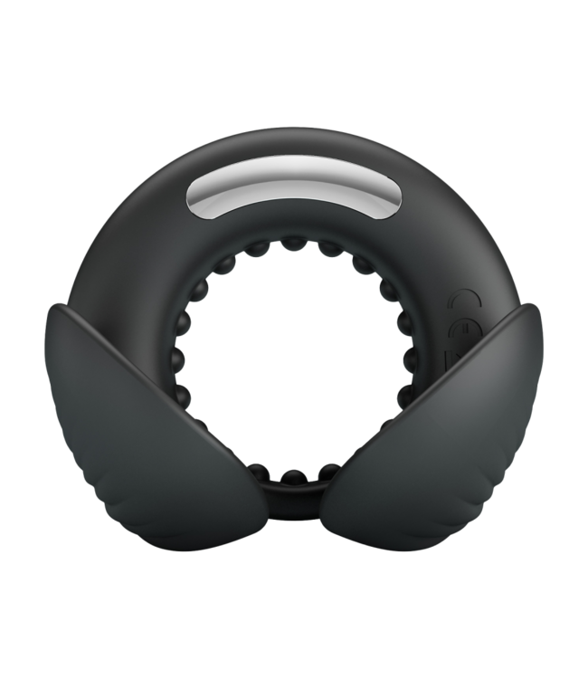 Rimba PL - Quentin - Vibrating Cock Ring with Dual Motor - Black