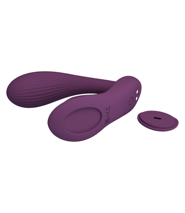 Rimba PL - Franz - Draagbare vibrator (app-gestuurd) - Bordeauxrood