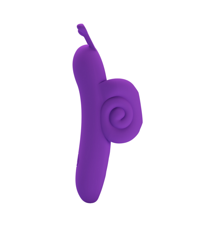 Rimba Pretty Love - Snail - Krachtige Vingervibrator - Paars