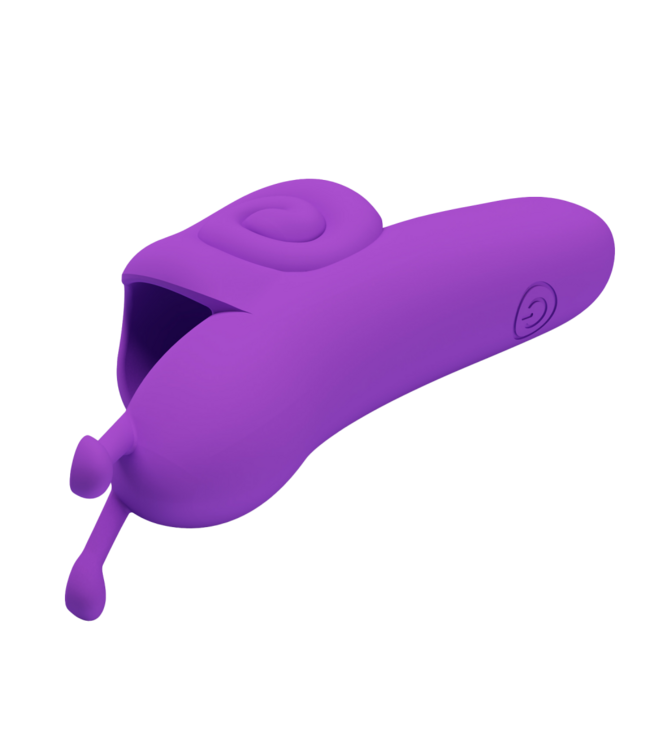 Rimba Pretty Love - Snail - Krachtige Vingervibrator - Paars