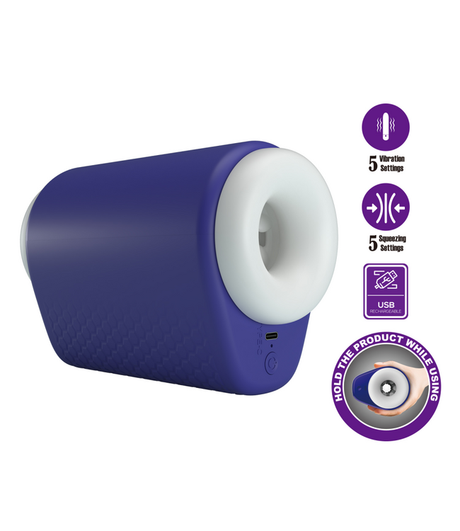 Rimba Pretty Love - DJ Lady - Squeezing Perfect Stroker - Blauw/Wit