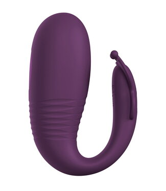 Rimba Pretty Love - Klay - Thrusting Ei-vibrator (app gestuurd) - Paars