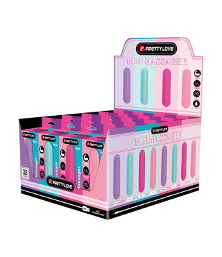 Rimba Pretty Love - Stefan - Mini Massager 32 Stuks - Kleuren Assorti