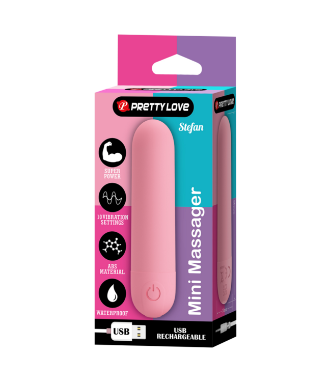 Rimba Pretty Love - Stefan - Mini Massager - Lichtroze